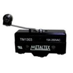 Chave Fim de Curso Metaltex Metálica Pistão com Roldana Plástica NA+NF
