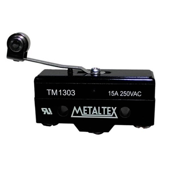 Chave Fim de Curso Metaltex Metálica Pistão com Roldana Plástica NA+NF