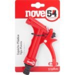 ESGUICHO PLASTICO P/JARDIM 1/2 PISTOLA C/ ENGATE RAPIDO NOVE54