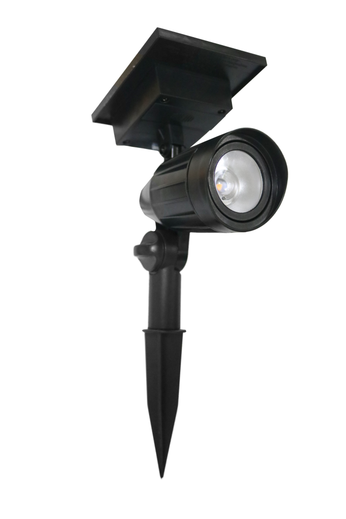 espeto-solar-jardim-led-verde-ourolux ESPETO JARDIM LED 3W BIV VERDE SOLAR 50LM OUROLUX - Imagem 1