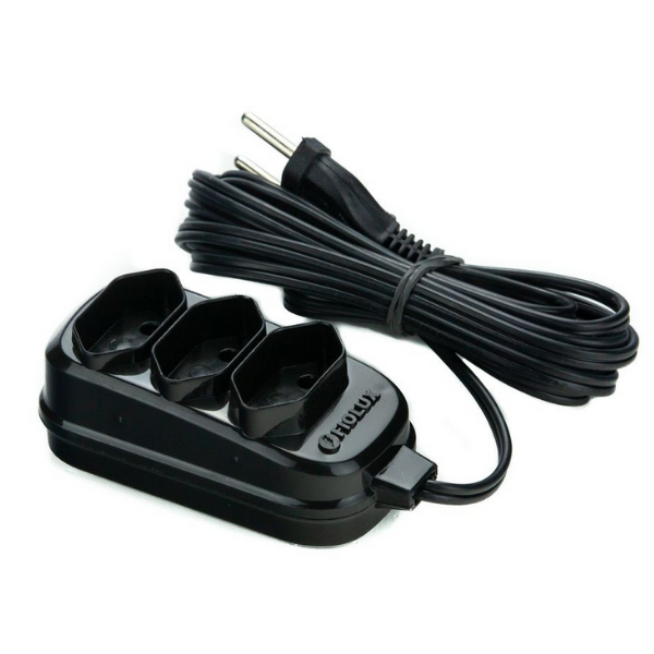 Extensão 5 Metros 20a 2p+t Tripolar Fiolux Connect Plus Preto 127/220v