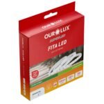 FITA LED 10,0W/M 220V 6500K BF 900LM/M 180LED/M RL20MT IP65 SMD OUROLUX