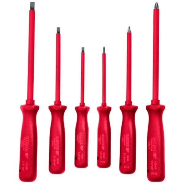 JOGO CHAVES FENDA/PHILLIPS ISOLADAS 150NR/160NR C/ 6 PCS