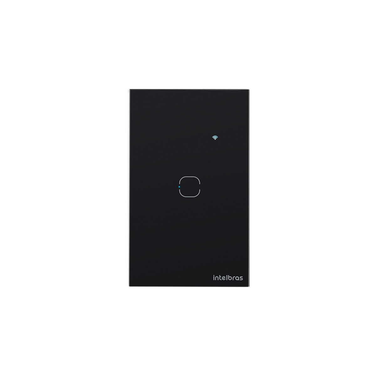 interruptor-inteligente-intelbras-ews1001-preto-154327 Inter Intelbras Inteligente 4X2 1 Tecla Preto Ews-1001 (F/L) - Imagem 1