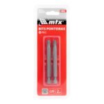 Jogo de Bits Ponteira Phillips MTX PH2 1/4 x 75mm com 2 Peças