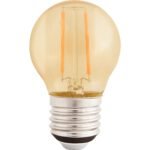 Lâmpada Led Filamento Bolinha G45 4w 2200k Ambar Tramontina 127/220v