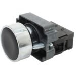 BOT PULSO 22MM METAL PRETO 1NA