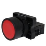 BOT PULSO 22MM PLAST VERMELHO 1NF