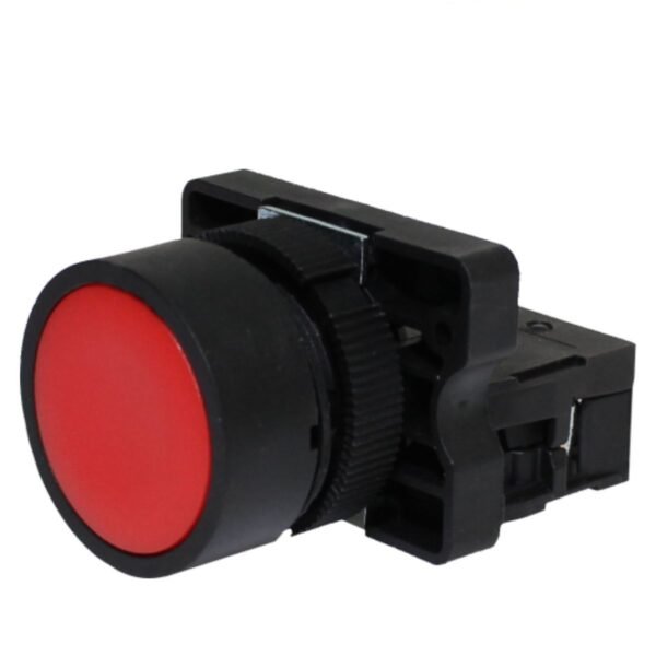 BOT PULSO 22MM PLAST VERMELHO 1NF