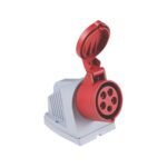 Tomada de Sobrepor Industrial N4006 3p+t 16a 380/440v Vermelha 6h Ip44 - 149036