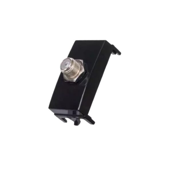 Tomada Mar-Girius Sleek 1 Módulo Antena TV Coaxial 75 Ohms Ebony